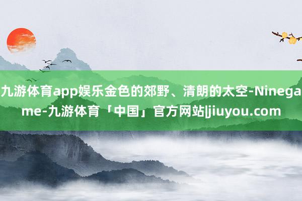 九游体育app娱乐金色的郊野、清朗的太空-Ninegame-九游体育「中国」官方网站|jiuyou.com